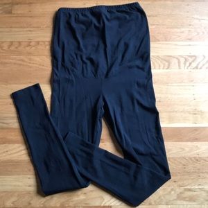 h&m mama black maternity legging small